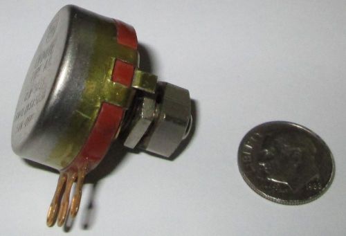 250K OHM 2 WATT POTENTIOMETER OHMITE  TYPE AB  LOCKING CLU-2541 NOS  1 PCS.