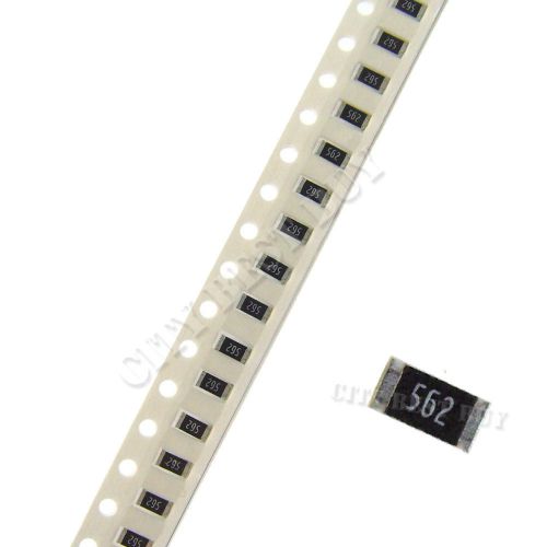 100 pcs SMD SMT 1206 Chip Resistors Surface Mount 5K6 5.6Kohm 562 +/-5% RoHs