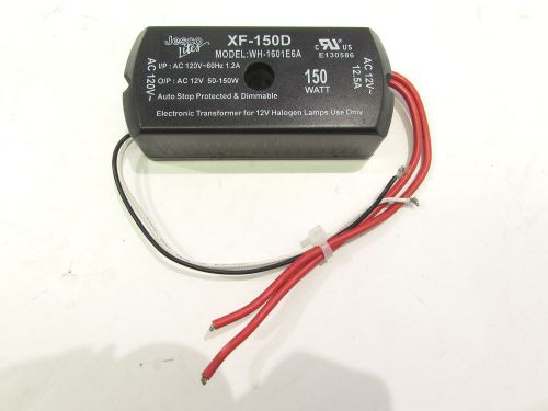 JESCO LITES XF-150D WH-1601E6A TRANSFORMER 150W 12V-12.5A 120VAC ***NNB***