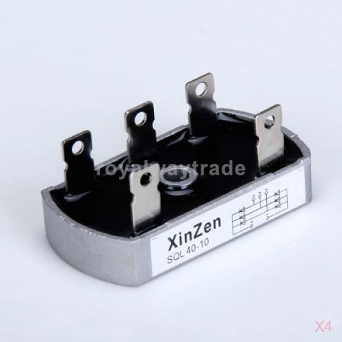 4pcs 3 phase diode bridge rectifier 40a 1000v sql40a - silver for sale