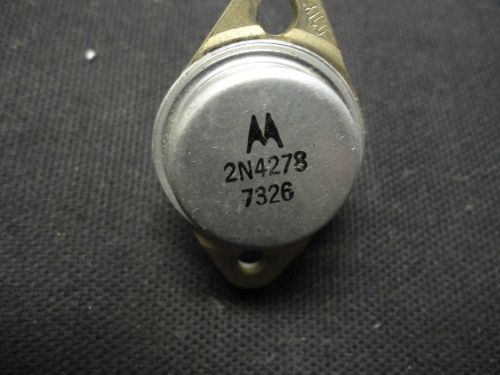 1PC 2N4278 MOTOROLA TO-3 TRANSISTOR