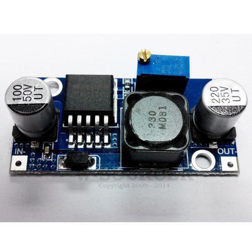 New LM2596S DC-DC Adjustable Step Down Power Module Input 3V-40V Output 1.5V-35V