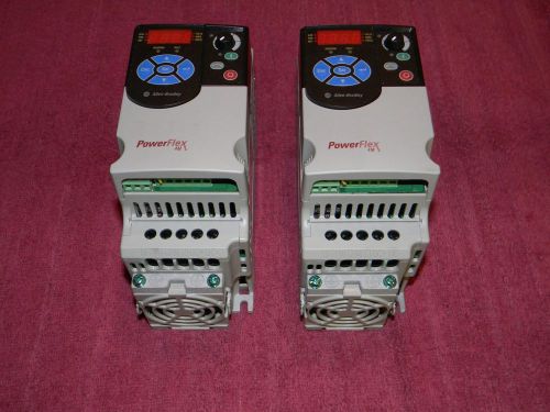 2 Allen Bradley Powerflex 4M 0.5 HP AC Drives # 22F-D1P5N103 480 volt 3 phaseNOS