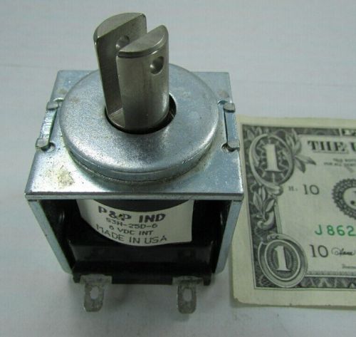 Heavy Duty USA 6VDC Pull Type D-Box Solenoid Actuators Coils 1/2&#034; Ram 53H-25D-6