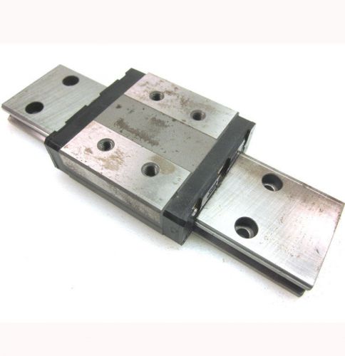 THK SHW-21 Flange Bearing Block w/ 5.5&#034; (138.79mm) Linear Rail