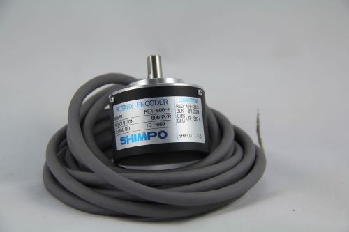 SHIMPO ROTARY ENCODER RE-1-600-E  600 P/R *NEW*!