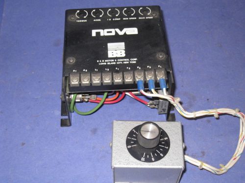 B &amp; B PM 125 NOVA PM FRACTIONAL HP MTR SPEED Control 21D2