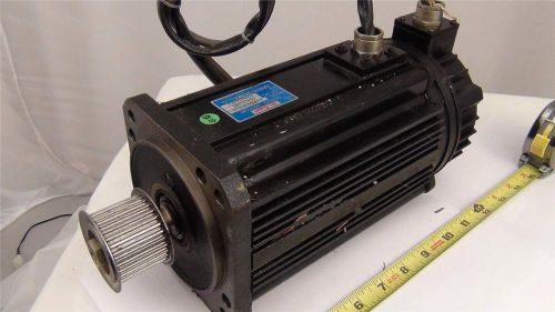 Sanyo denki model 61bm060rxe10 servo motor w/ brake - excellent !! for sale