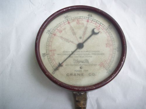 Vintage Thrush Boiler Steam Gauge