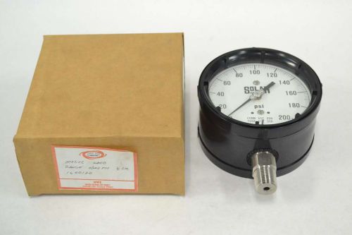 New swi 2000 pressure 0-200psi 4 in 1/2 in npt gauge b350675 for sale