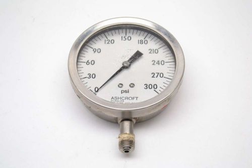 ASHCROFT 351009AW02L DURALIFE 0-300PSI 3-1/2 IN 1/4 IN PRESSURE GAUGE B441327