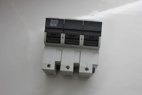 ALLEN BRADLEY 1492-FB3J30-L 30A 600V FUSE HOLDER WITH FUSES  (S11-1-36E)