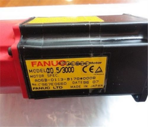 USED FANUC AC SERVO MOTOR A06B-0113-B178#0008 TESTED