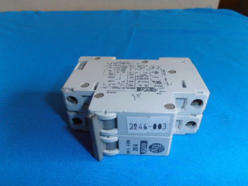 Lot 4pcs. Allen Bradley 1492-CB2 1492CB2 2 Pole Breaker 20A