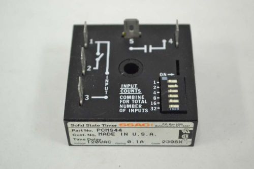 ABB PCMS44 PRESET INPUT COUNTER 120V-AC B355145