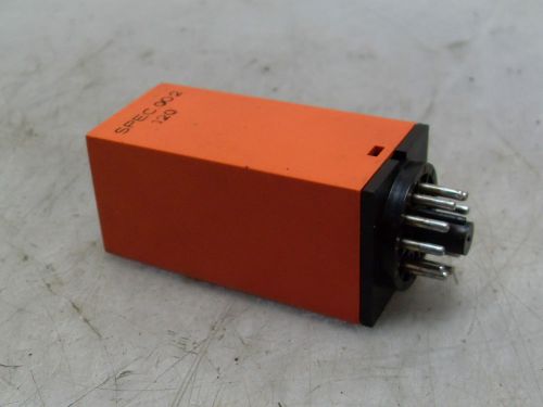 Scantimer Socket Relay, 1,5-60 Sec, 10-pin,  SPEC.002 120, Used, Warranty