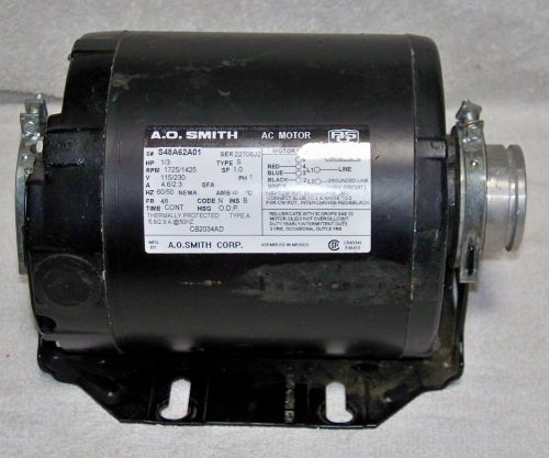 A.O. SMITH 1/3 HP CARBONATOR PUMP MOTOR ( NEW )