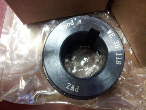 Tb wood&#039;s we3h118, shaft coupling hub, we3 x 1-1/8 in bore diameter nib for sale