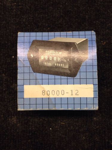 Hobbs Minimeter  12-24v Hour Meter           Part # 80000-12