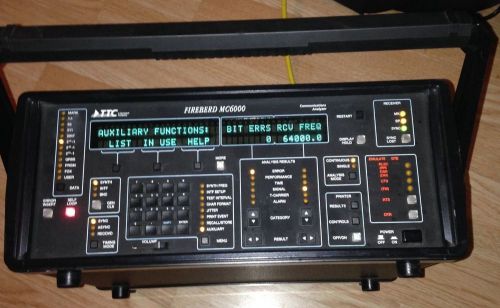 TTC Fireberd MC6000 Communications Analyzer model 41440A  + cords &amp; instructions