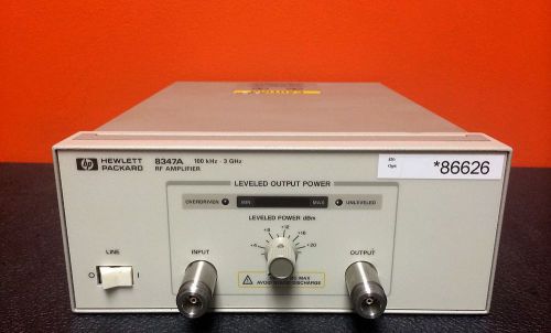 HP 8347A 100kHz to 3Ghz Broadband RF Amplifier **SALE**