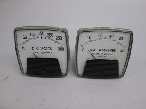 LOT 2 GENERAL ELECTRIC ASSORTED TYPE D0-91 PANEL METER D-C D278060