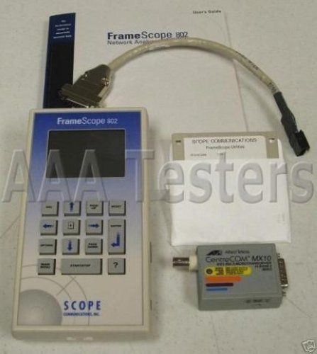 Agilent FrameScope 802 Scope Network Analyzer AT-MX10