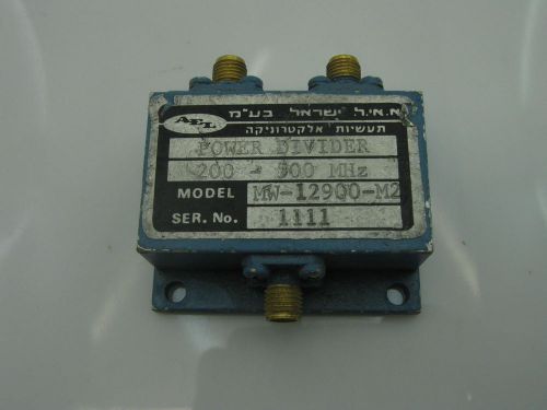 AEL 2-way RF Power Divider 200-500 MHz  SMA