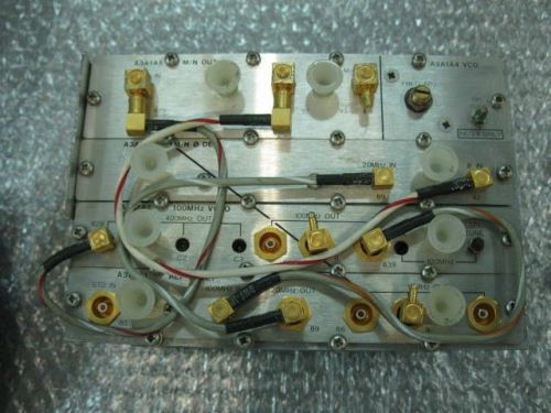 HP Agilent A3A1A5 M/N OUT A3A1A3 A3A1A2 100MHz VCXO A3A1A1 REF DET A3A1A4 VCO