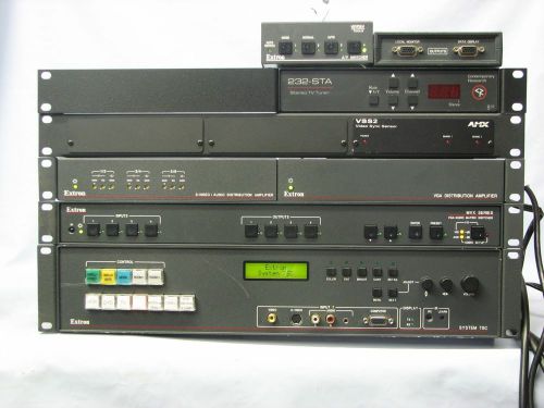 LOT of Extron Audio Video EQUIPMENT