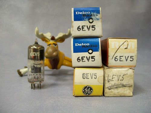 6ev5 vacuum tubes   lot of 5  delco / ge / rca for sale