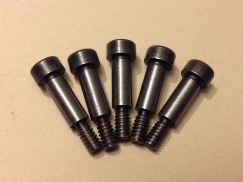 1/4&#034; Shoulder x 5/8&#034; x #10-24 Thread Alloy Socket Shoulder Bolt - 5 Pieces