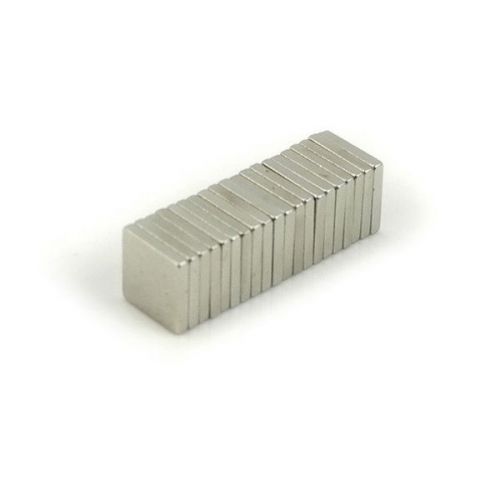 20pcs 5/16&#034; x 5/16&#034; x 1/32&#034; Blocks 8x8x1mm Neodymium Magnets Fridge Craft N35