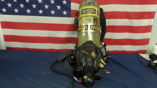 Msa 2216 low pressure scba 2002 edition hud&#039;s complete with 2007 bottle and mask for sale