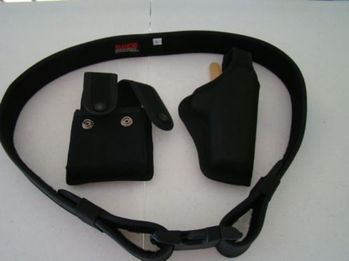 Bianchi-accumold-model-7001-thumbsnap-holster sz12 / belt / mag pouch for sale