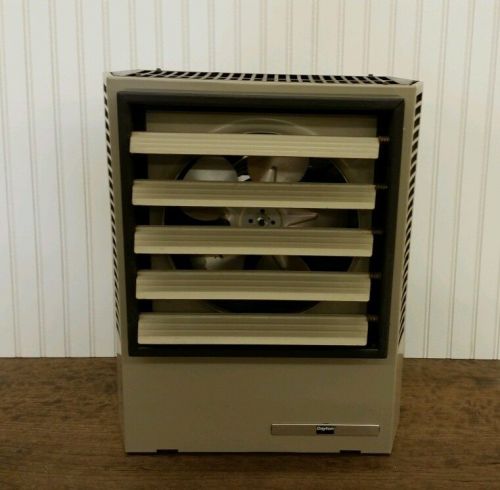 DAYTON Electric Garage Space Unit Shop Heater 240 VOLT Works Great!Lots of Pics!