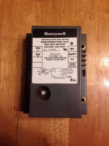 Honeywell ignition module S86E Intermittent Pilot 100% Shutoff