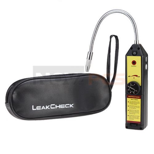 Halogen gas cfc hfc r134a hcfc refrigerant leak detector checker w/ storage case for sale