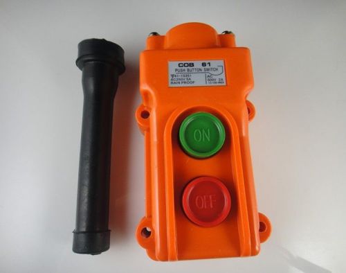 Rain Proof On-Off Two Pushbutton Crane Hoist Switche