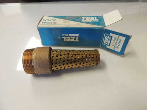 Teel, Dual Purpose Foot Valve, 1&#034; &amp; 1-1/4&#034;