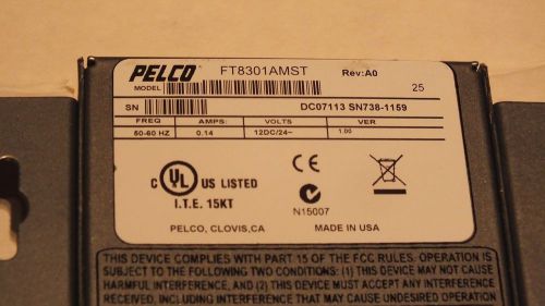 Pelco FT8301 AMST