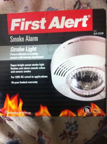 First Alert Smoke Alarm Sa100B