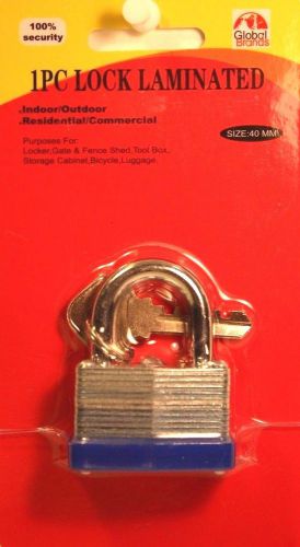 Indoor Outdoor Padlock Residential Commercial Locker Fence Laminated 40mm Lock