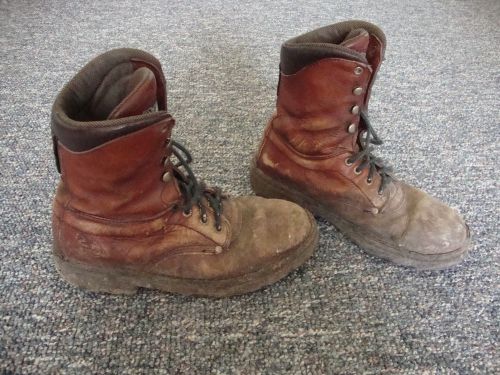 MENS GEORGIA BOOT WORK BOOTS SIZE 9.5 WORN