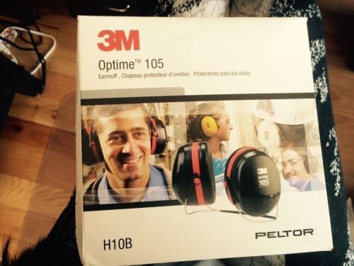 3M H10B Peltor Optime 105 Behind the Head Earmuffs- NRR 29