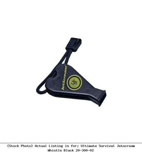 Ultimate survival jetscream whistle black 20-300-02 work helmet: ust-20-300-02 for sale