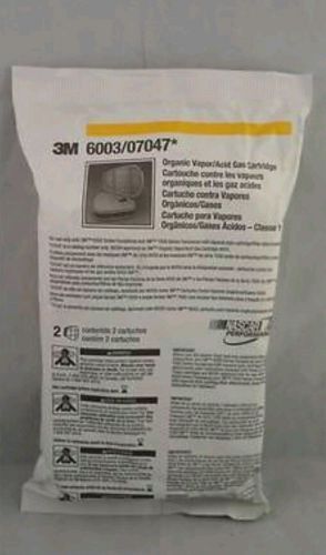 3M 6003/07047 Organic Vapor/Acid Gas Respirator Cartridge/filter, NEW Exp:5/2019