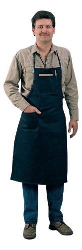 Tillman 6236bd blue cotton shop apron - 24&#034; x 38&#034; for sale