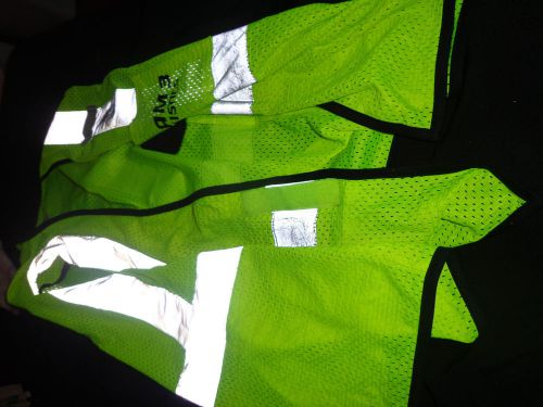 2-Neon Yellow Parking Vests