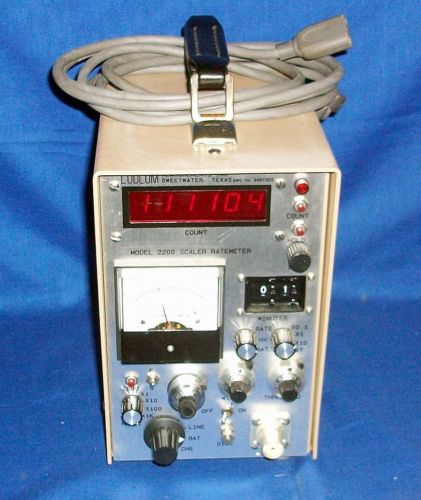 Ludlum 2200 scaler rate meter sca geiger scintillator radiation for sale